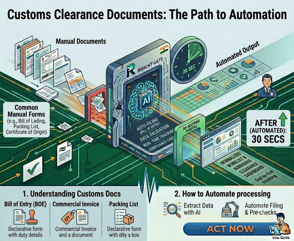 Customs Clerance Documents and How to Automate Their Processing