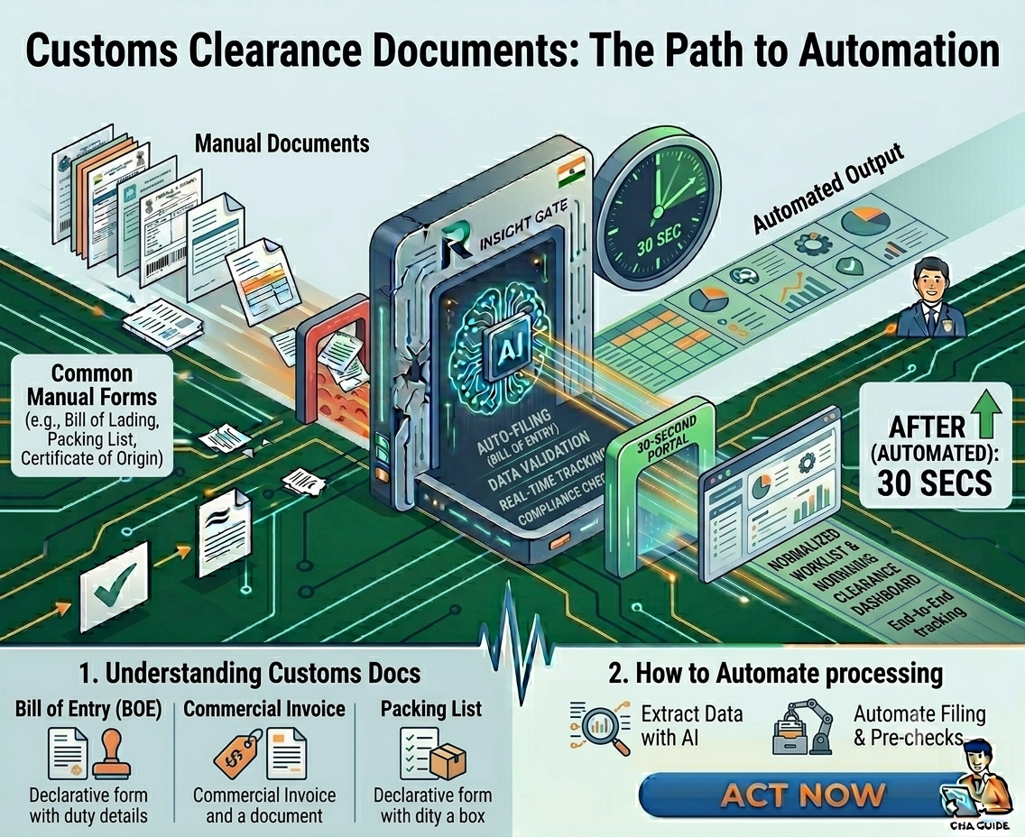 Customs Clearance Documents: What Are They and How to Automate Their Processing?